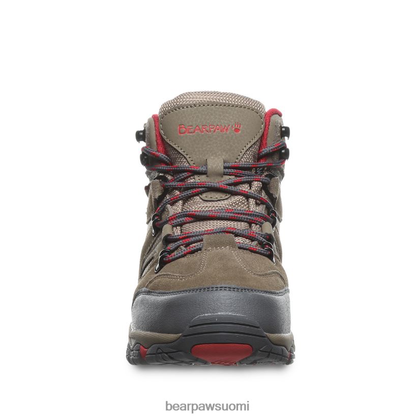 BEARPAW Korsika naiset taupe/punainen retkeilijät H880X0339