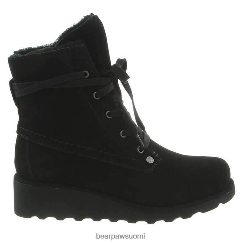 BEARPAW Kristan leveä naiset musta saappaat H880X065