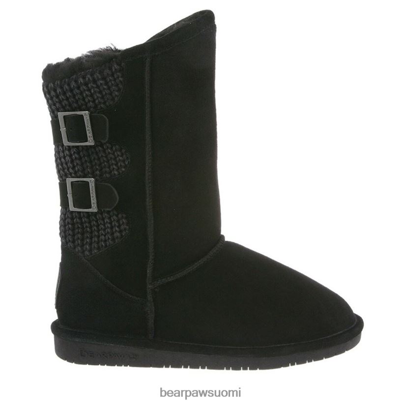BEARPAW boshie leveä naiset musta saappaat H880X0113
