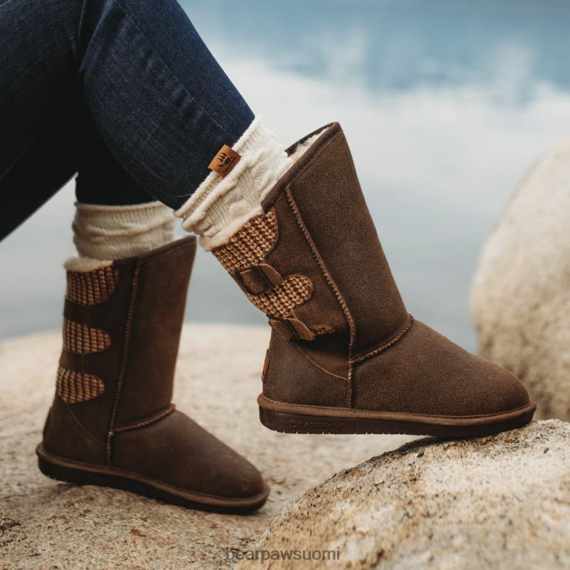 BEARPAW boshie naiset kastanja ahdistunut saappaat H880X0257