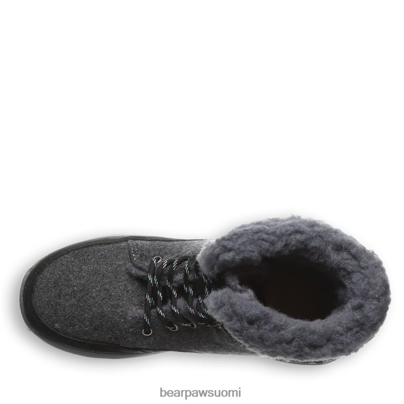 BEARPAW cheryl naiset musta/harmaa saappaat H880X0141