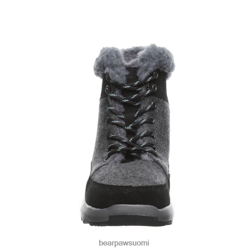 BEARPAW cheryl naiset musta/harmaa saappaat H880X0141