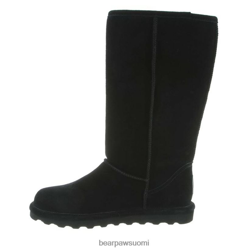 BEARPAW elle pitkä leveä naiset musta saappaat H880X087