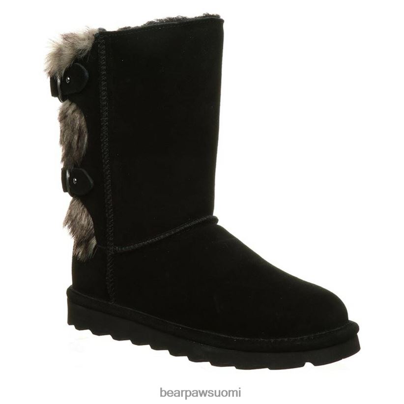 BEARPAW eloise leveä naiset musta saappaat H880X063