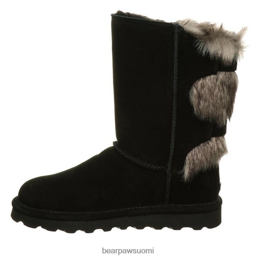 BEARPAW eloise leveä naiset musta saappaat H880X063