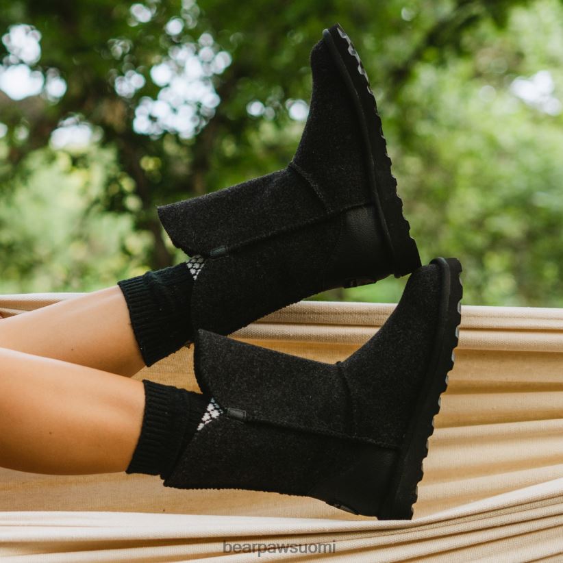 BEARPAW irina naiset musta saappaat H880X0157