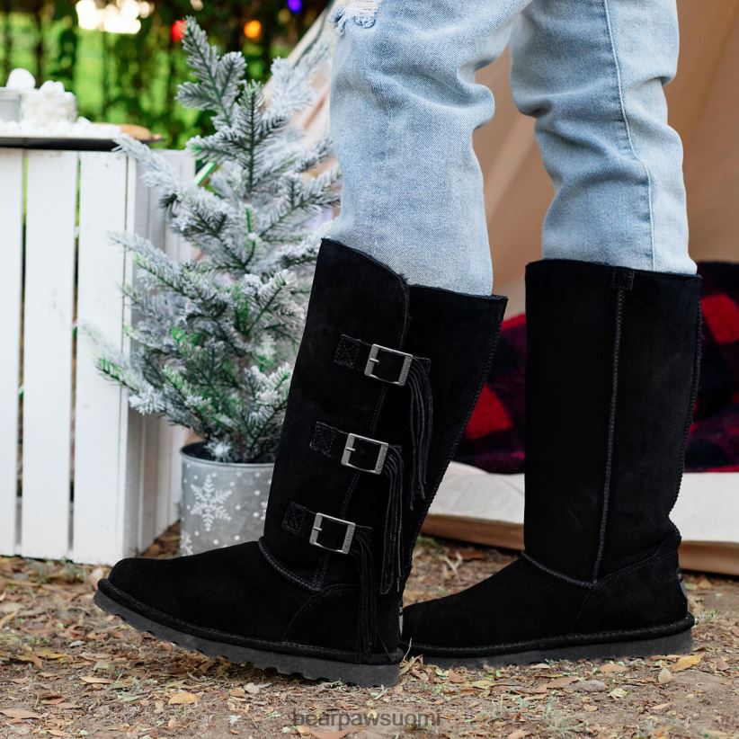 BEARPAW kris naiset musta saappaat H880X0138