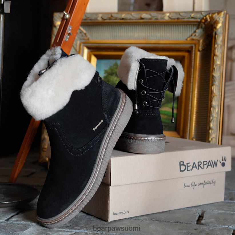 BEARPAW leticia naiset musta saappaat H880X08