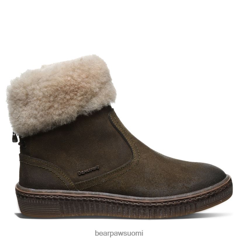 BEARPAW leticia naiset sotilaallinen vihreä saappaat H880X06