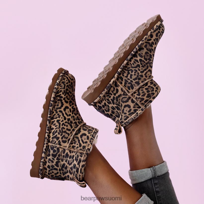 BEARPAW lyhyt eksoottinen naiset leopardi saappaat H880X0120