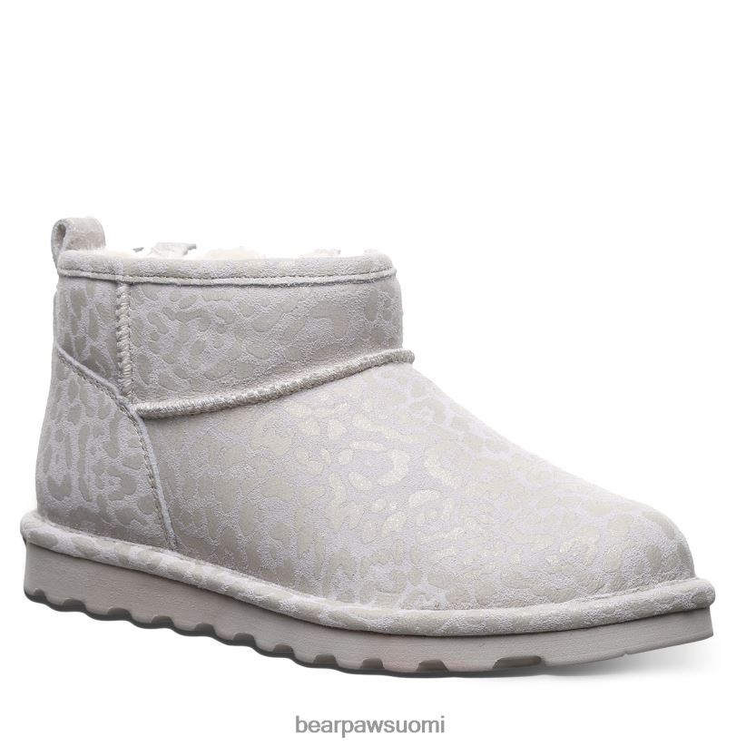 BEARPAW lyhyt eksoottinen naiset talvivalkoinen leopardi glitter saappaat H880X033