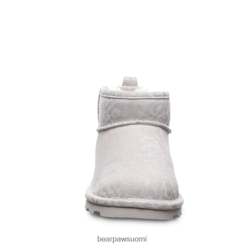 BEARPAW lyhyt eksoottinen naiset talvivalkoinen leopardi glitter saappaat H880X033
