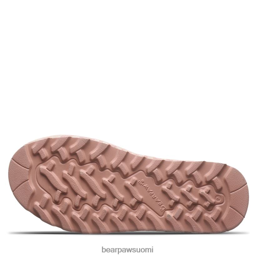 BEARPAW lyhyt eksoottinen naiset vaaleanpunainen leopardi glitter saappaat H880X034