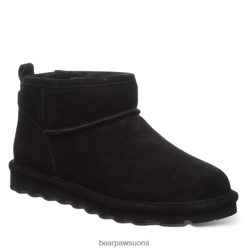 BEARPAW lyhyt naiset musta saappaat H880X040