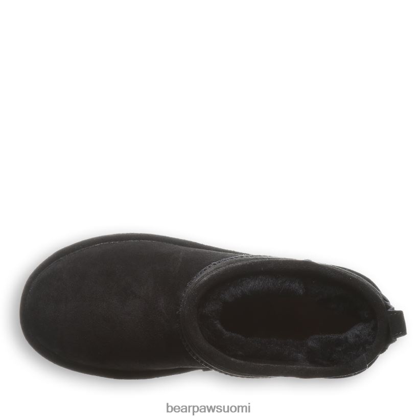 BEARPAW lyhyt naiset musta saappaat H880X040