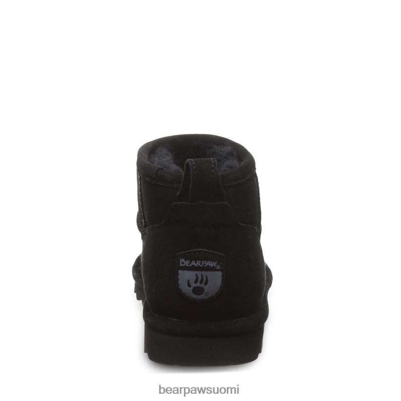 BEARPAW lyhyt naiset musta saappaat H880X040
