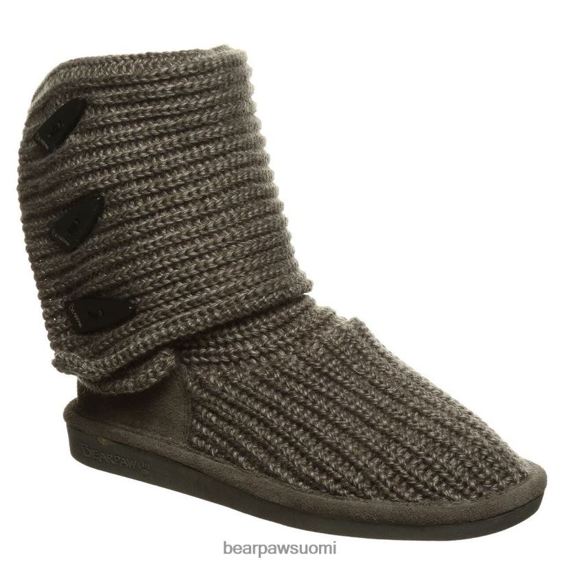 BEARPAW neuloa korkea naiset harmaa saappaat H880X0176
