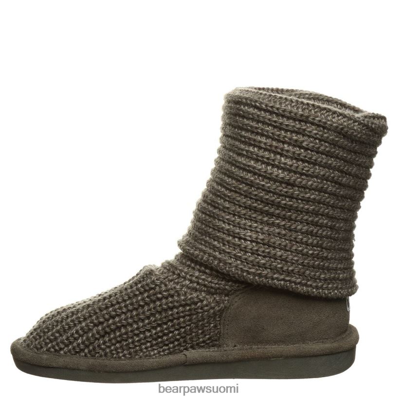 BEARPAW neuloa korkea naiset harmaa saappaat H880X0176