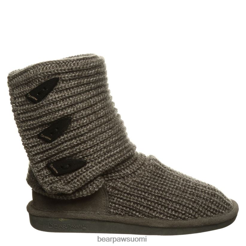 BEARPAW neuloa korkea naiset harmaa saappaat H880X0176