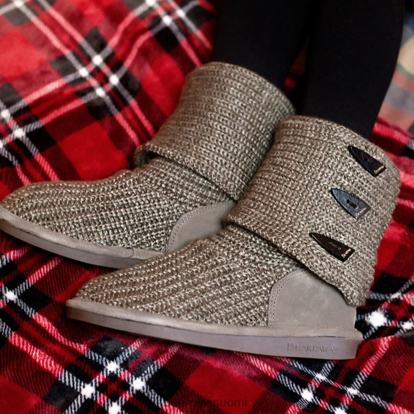 BEARPAW neuloa korkea naiset harmaa saappaat H880X0176
