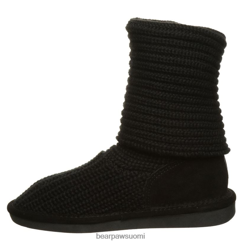 BEARPAW neuloa korkea naiset musta saappaat H880X0178