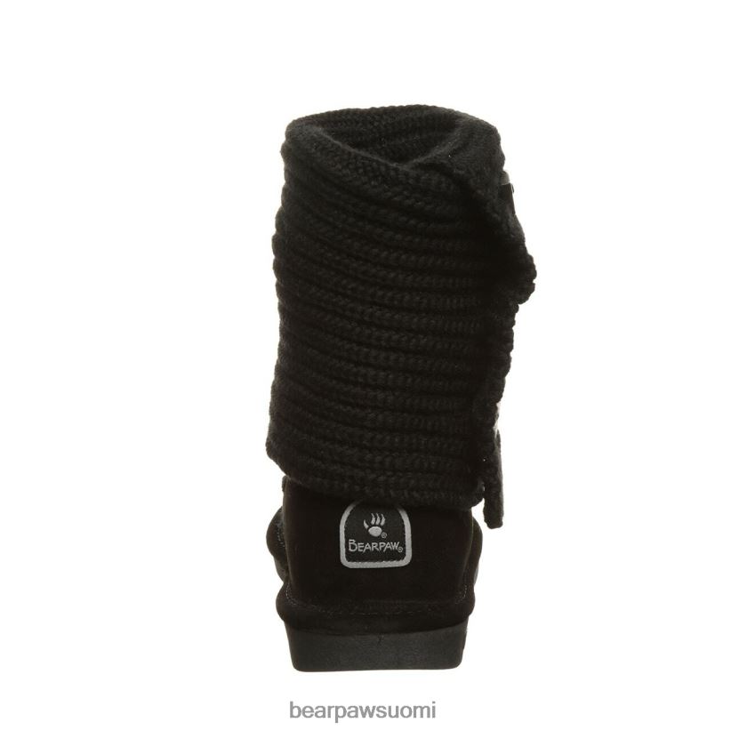 BEARPAW neuloa korkea naiset musta saappaat H880X0178