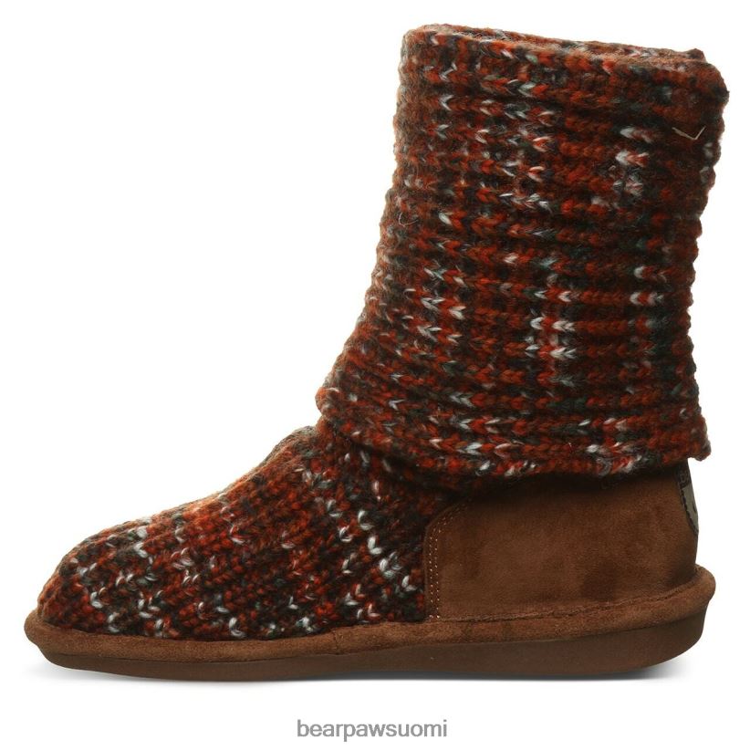 BEARPAW neuloa korkea naiset punaruskea saappaat H880X0175