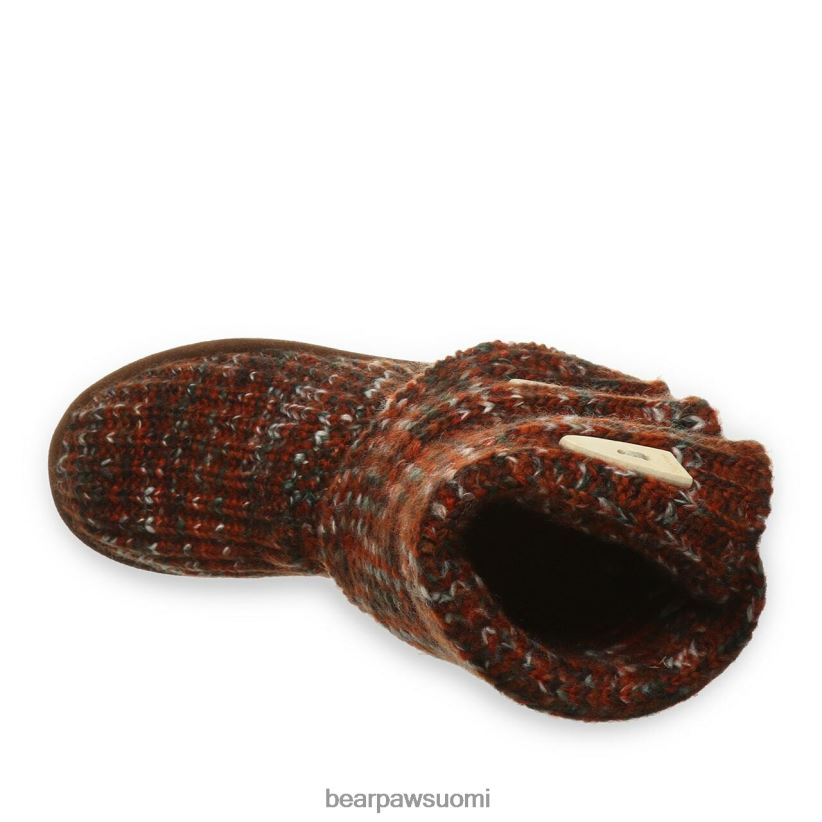 BEARPAW neuloa korkea naiset punaruskea saappaat H880X0175
