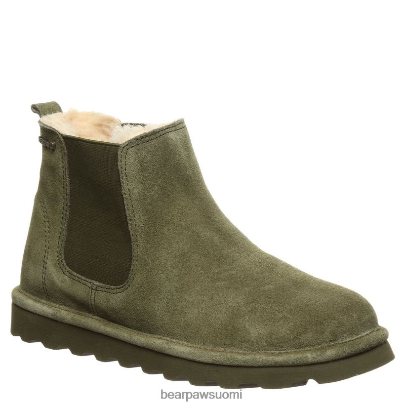 BEARPAW piirsi naiset tumma oliivi saappaat H880X049