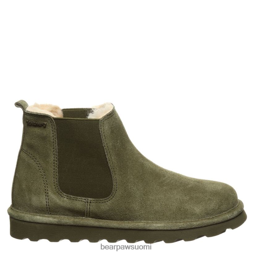 BEARPAW piirsi naiset tumma oliivi saappaat H880X049