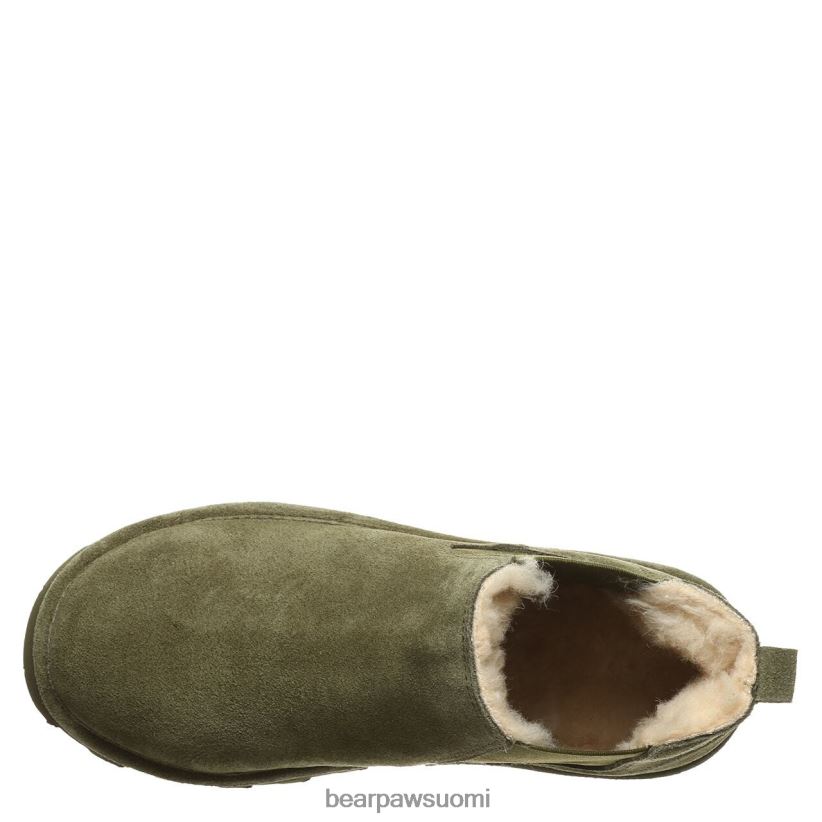 BEARPAW piirsi naiset tumma oliivi saappaat H880X049