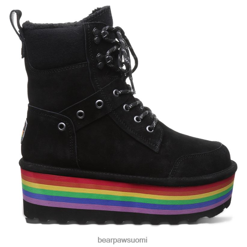 BEARPAW retro alicia naiset musta saappaat H880X014