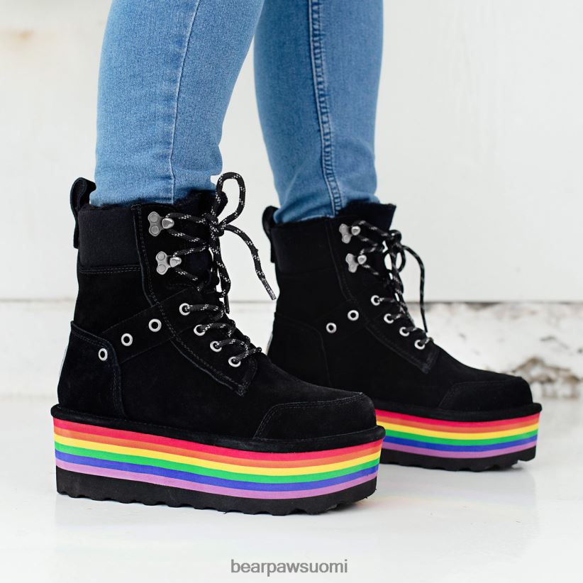 BEARPAW retro alicia naiset musta saappaat H880X014