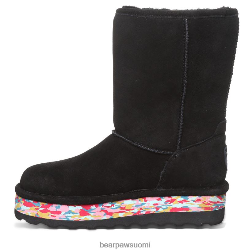 BEARPAW retro elle naiset musta multi saappaat H880X037
