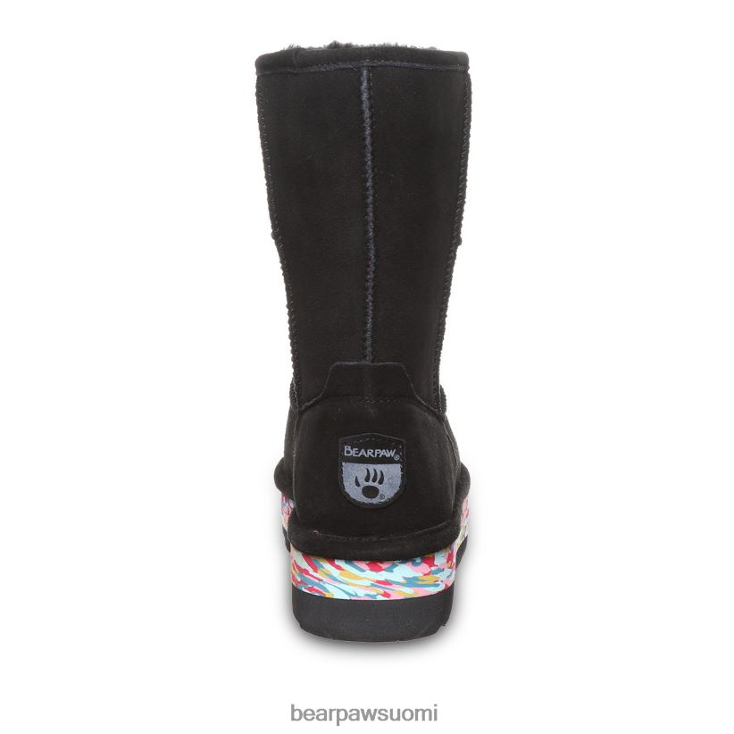 BEARPAW retro elle naiset musta multi saappaat H880X037