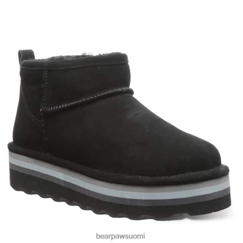 BEARPAW retro lyhyt naiset musta saappaat H880X030