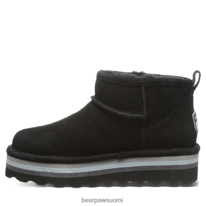 BEARPAW retro lyhyt naiset musta saappaat H880X030