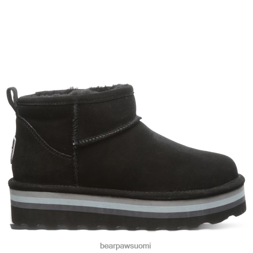 BEARPAW retro lyhyt naiset musta saappaat H880X030