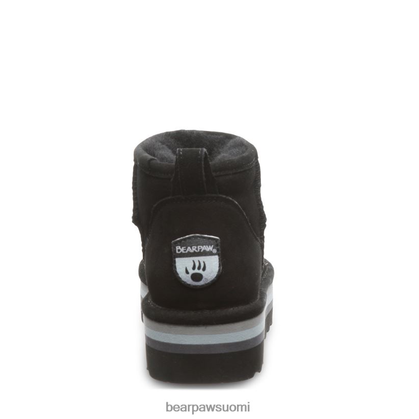 BEARPAW retro lyhyt naiset musta saappaat H880X030