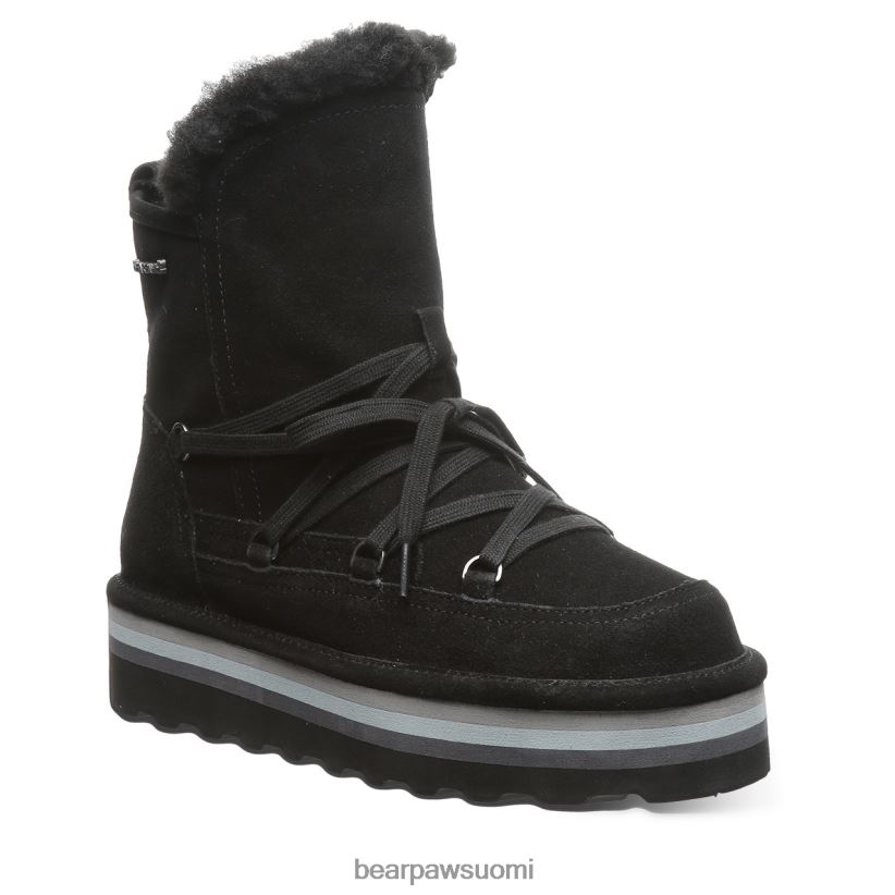 BEARPAW retro mondi naiset musta saappaat H880X0153