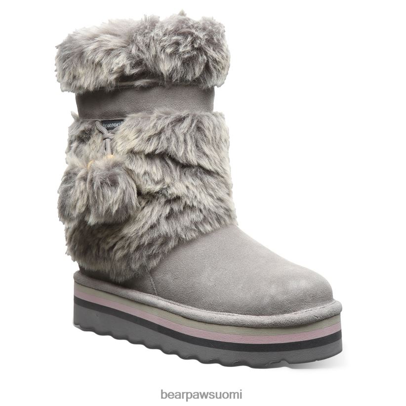 BEARPAW retro tama naiset harmaata sumua saappaat H880X0151