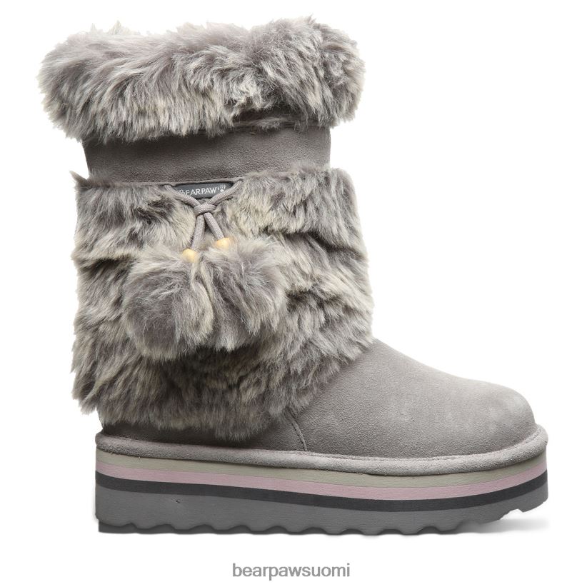 BEARPAW retro tama naiset harmaata sumua saappaat H880X0151