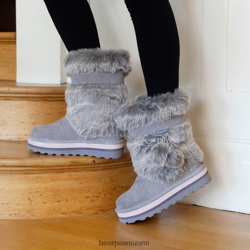 BEARPAW retro tama naiset harmaata sumua saappaat H880X0151