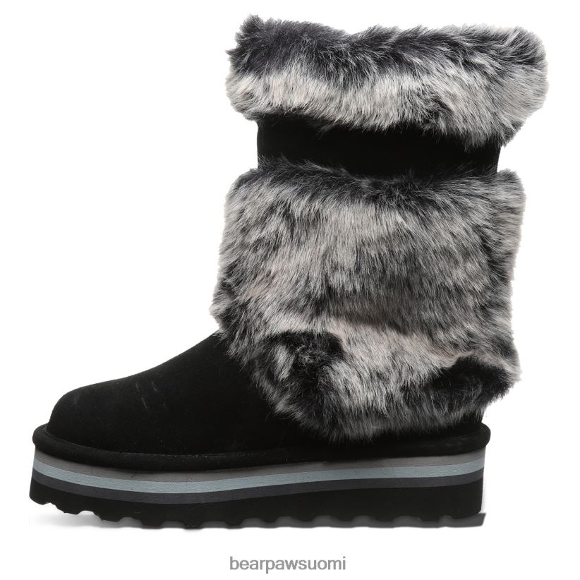 BEARPAW retro tama naiset musta/harmaa saappaat H880X027