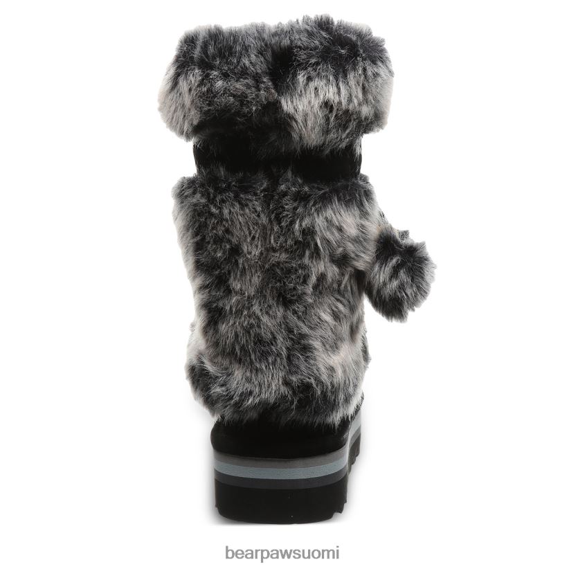BEARPAW retro tama naiset musta/harmaa saappaat H880X027