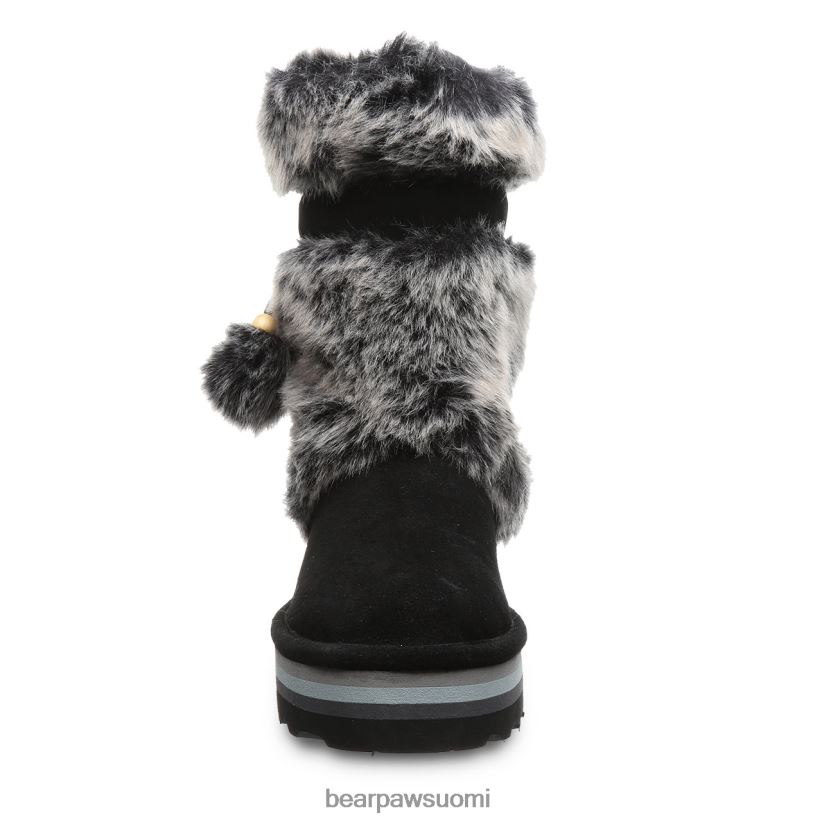 BEARPAW retro tama naiset musta/harmaa saappaat H880X027