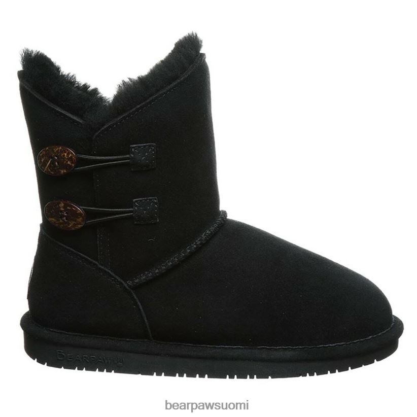 BEARPAW rosaliini leveä naiset musta saappaat H880X0135
