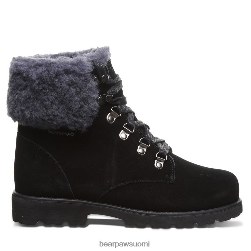 BEARPAW sam naiset musta/harmaa saappaat H880X023