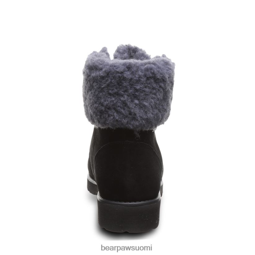 BEARPAW sam naiset musta/harmaa saappaat H880X023