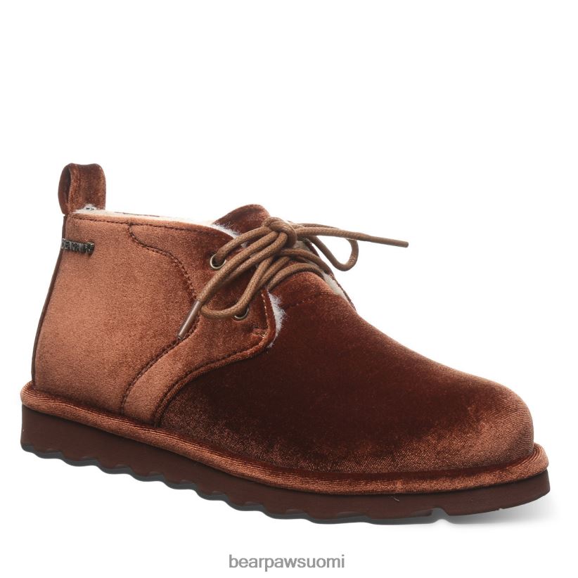 BEARPAW skye naiset karmeli sametti saappaat H880X0158